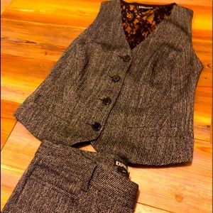 Express Women’s 2 Piece Vest Pant Suit